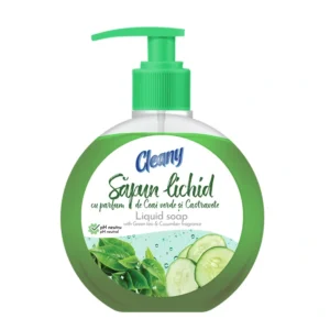 SENZATE/CLEANY SAPUN LICHID POMPA 500ML CEAI VERDE CASTRAVETE