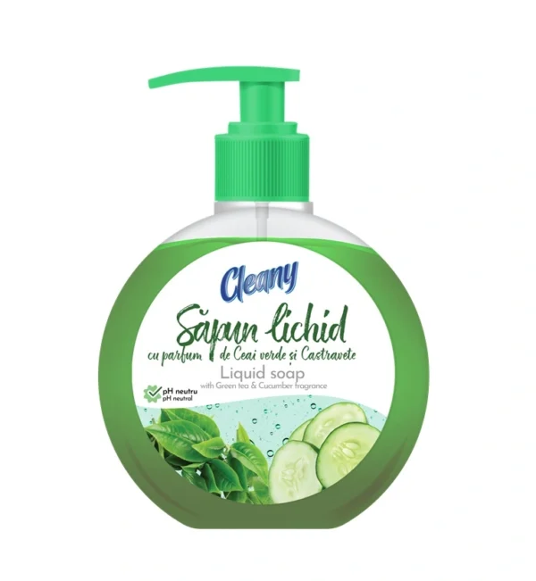 777 SENZATE/CLEANY SAPUN LICHID POMPA 500ML CEAI VERDE CASTRAVETE