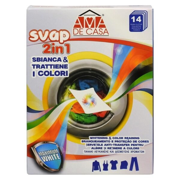 AMA DE CASA SERVETELE CAPTATOARE CULOARE 14BUC 2IN1 MAXIMUM WHITE