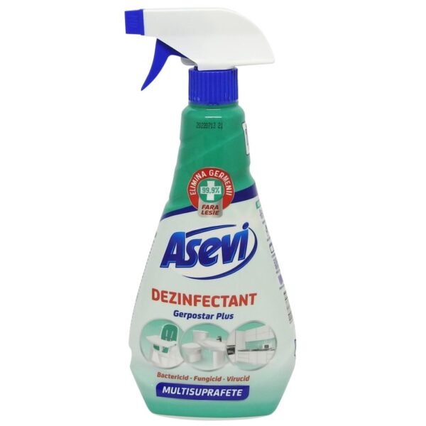 ASEVI SOLUTIE DE CURATAT SI DEZINFECTAT MULTISUPRAFETE 750 ML GERPOSTAR