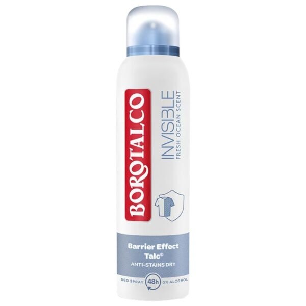 BOROTALCO ANTIPERSPIRANT DEO 150ML INVISIBLE FRESCO BOROTALCO ANTIPERSPIRANT DEO 150ML INVISIBLE FRESCO