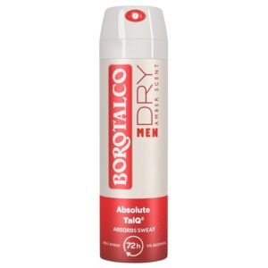 BOROTALCO ANTIPERSPIRANT DEO 150ML MEN DRY AMBER SCENT - imagine 1
