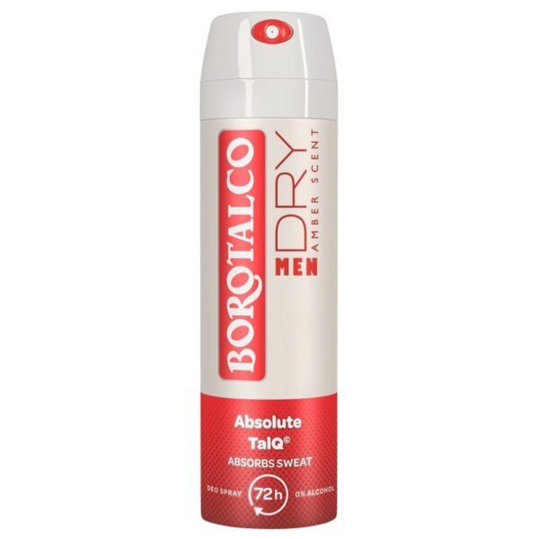 BOROTALCO ANTIPERSPIRANT DEO 150ML MEN DRY AMBER SCENT