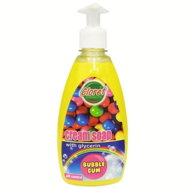 CLORET SAPUN LICHID 500ML CREMOS BUBBLE GUM