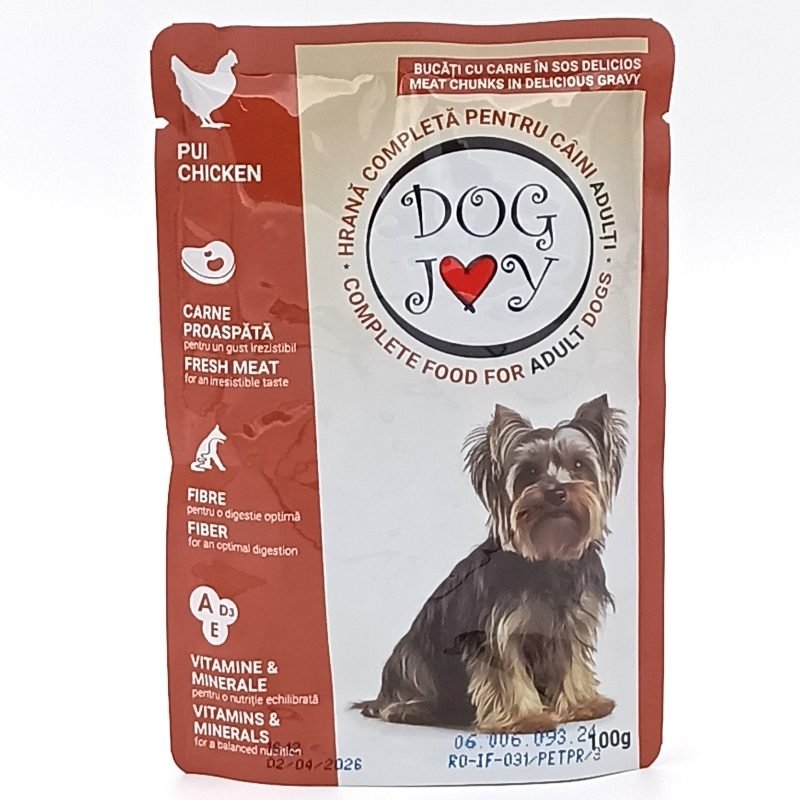 DOG JOY PLIC CAINI 100G PUI