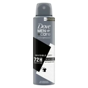 DOVE ANTIPERSPIRANT DEO 150ML MEN ADVANCED CARE INVISIBLE DRY