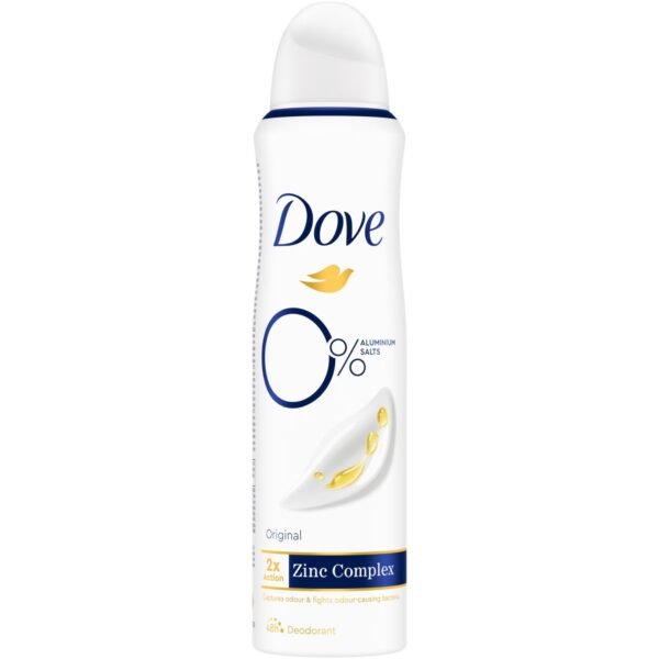 DOVE ANTIPERSPIRANT DEO ZINK 150ML ORIGINAL