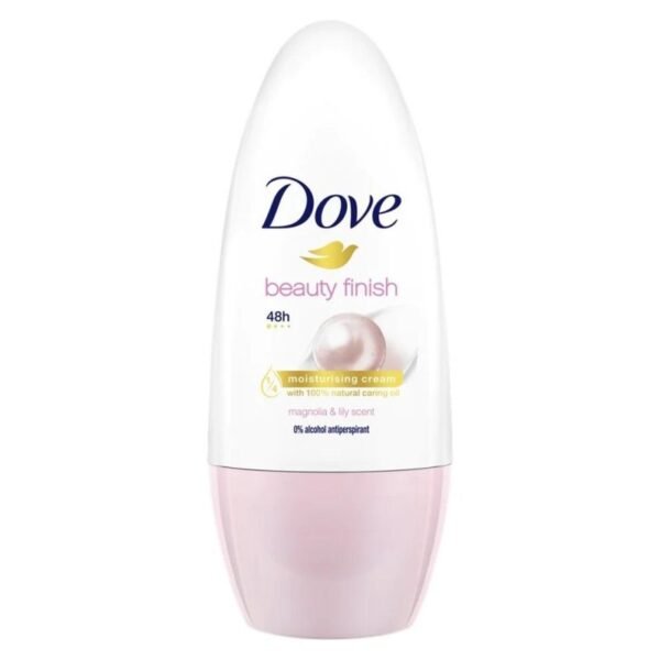 DOVE ANTIPERSPIRANT ROLL ON 50ML BEAUTY FINISH