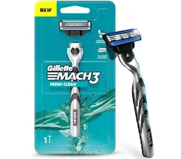 GILLETTE APARAT RAS+REZERVA MACH3 FRESH CLEAN