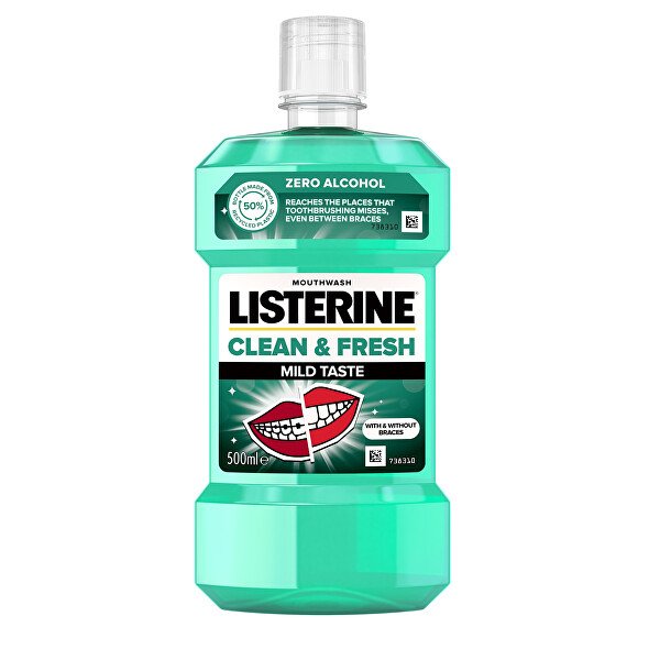 LISTERINE APA GURA 500ML CLEAN FRESH LISTERINE APA GURA 500ML CLEAN FRESH