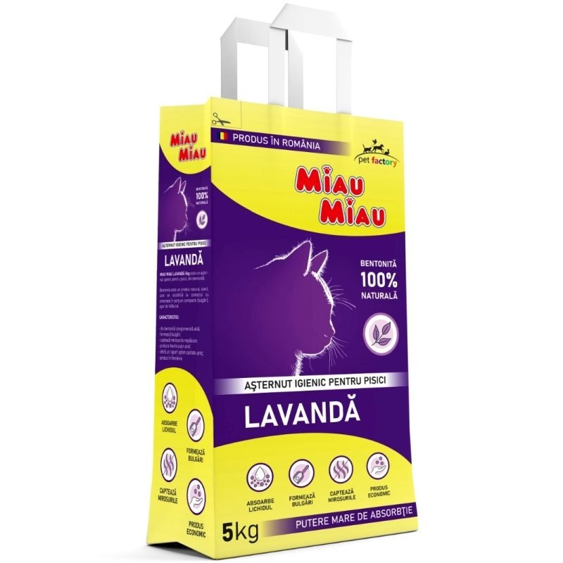 MIAU MIAU ASTERNUT 5KG LAVANDA