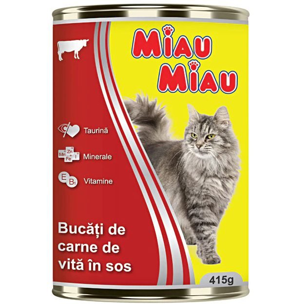 MIAU MIAU CONSERVA PISICI 415G VITA