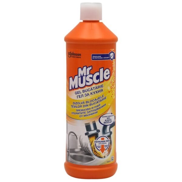 MR MUSCLE SOLUTIE DESFUNDAT GEL 1L BUCATARIE MR MUSCLE SOLUTIE DESFUNDAT GEL 1L BUCATARIE