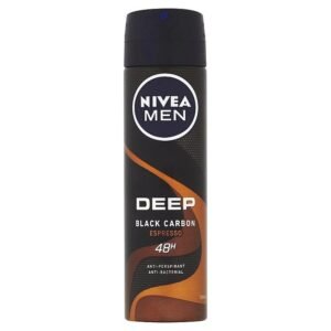 NIVEA ANTIPERSPIRANT DEO 150ML MEN DEEP BLACK CARBON EXPRESSO