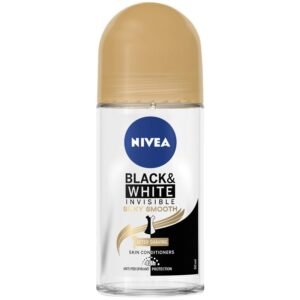 NIVEA ANTIPERSPIRANT ROLL ON 50ML BLACK&WHITE SILKY SMOOTH