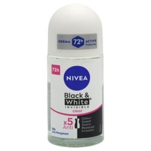 NIVEA ANTIPERSPIRANT ROLL ON 50ML INVISIBLE CLEAR