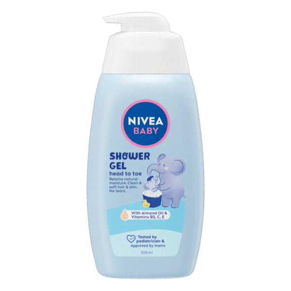 NIVEA BABY GEL DUS 500ML ULEI MIGDALE VITAMINE NIVEA BABY GEL DUS 500ML ULEI MIGDALE VITAMINE