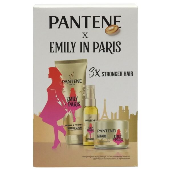 PANTENE CASETA CADOU (SER200ML+MASCA300ML+ULEI100ML) REPAIR PROTECT EMILY IN PARIS PANTENE CASETA CADOU (SER200ML+MASCA300ML+ULEI100ML) REPAIR PROTECT EMILY IN PARIS