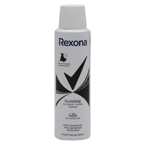 REXONA ANTIPERSPIRANT DEO 150ML INVISIBLE BW REXONA ANTIPERSPIRANT DEO 150ML INVISIBLE BW