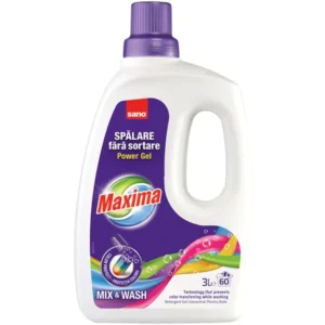 SANO MAXIMA DETERGENT GEL 3L MIX WASH 60 SPALARI - imagine 1