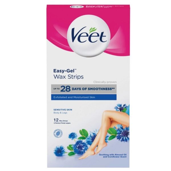 VEET BENZI CEARA DEPILATOARE CORP 12BUC EASY GEL PIELE SENSIBILA VEET BENZI CEARA DEPILATOARE CORP 12BUC EASY GEL PIELE SENSIBILA
